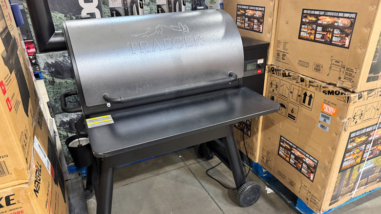 Traeger grill for sale at a Costco