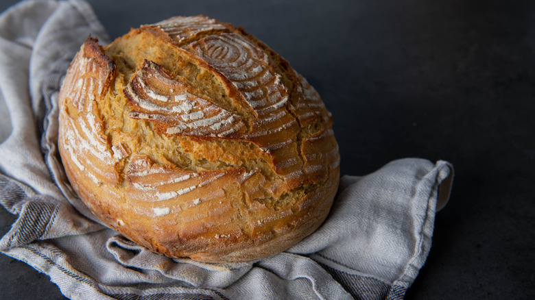 Loaf of einkorn bread