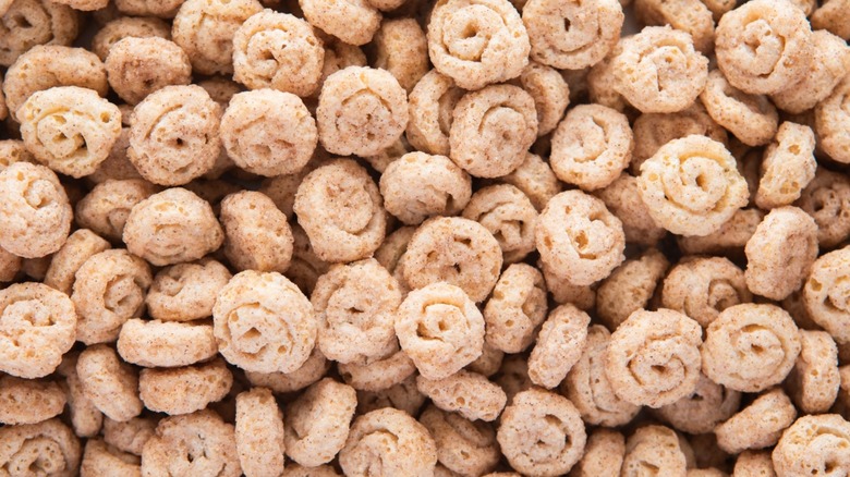 Close-up of Cinnamon Mini Buns cereal