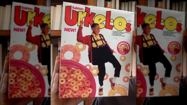 Urkel-Os cereal box