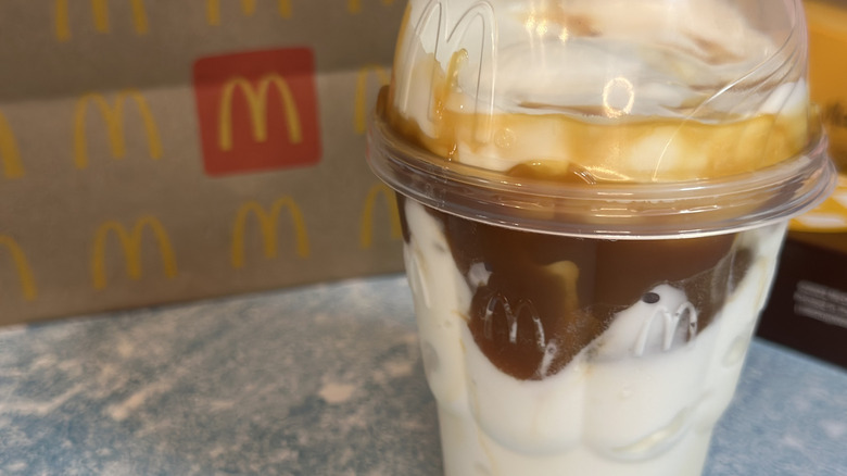 McDonald's Caramel Hot Fudge Sundae