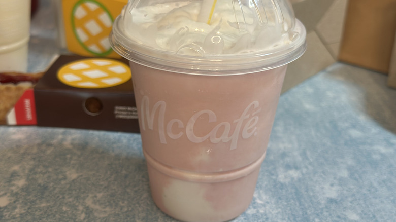 McDonald's Strawberry shake