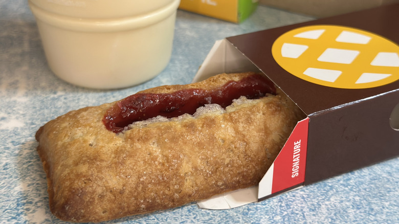 McDonald's Strawberry and Creme pie in box