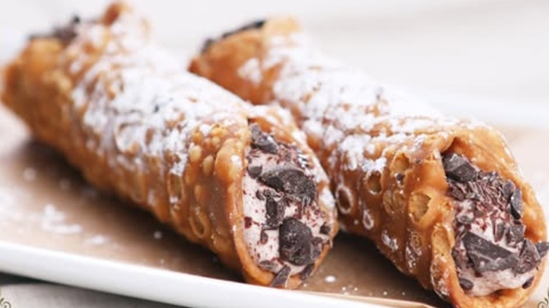 cannoli from Romano's Macaroni Grill