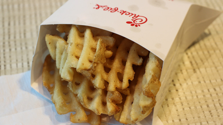 Box of Chick-fil-A fries