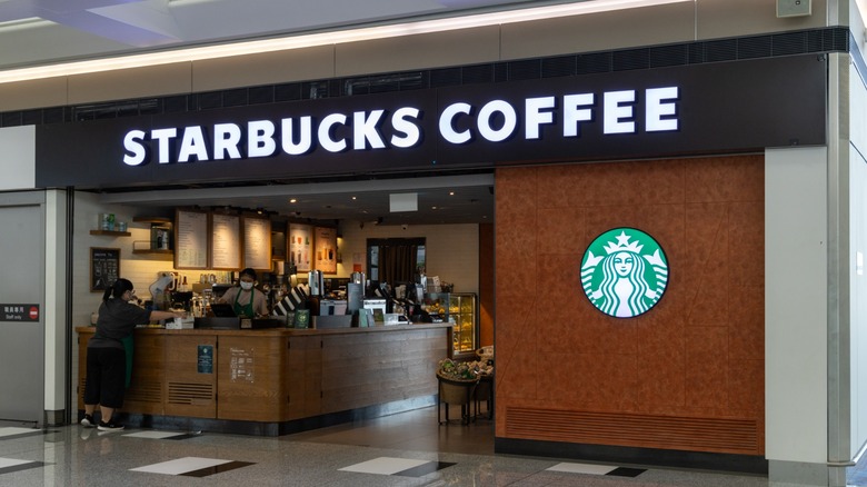 Exterior of a Starbucks Coffee shop