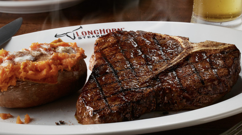 LongHorn Steakhouse steak