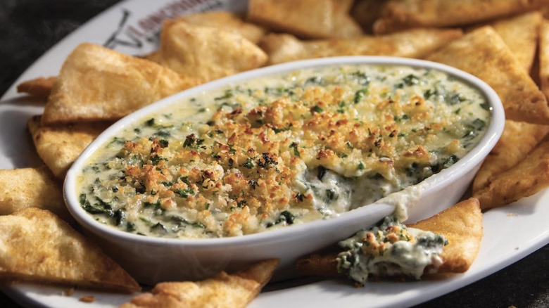 LongHorn Steakhouse Parmesan Crusted Spinach Dip
