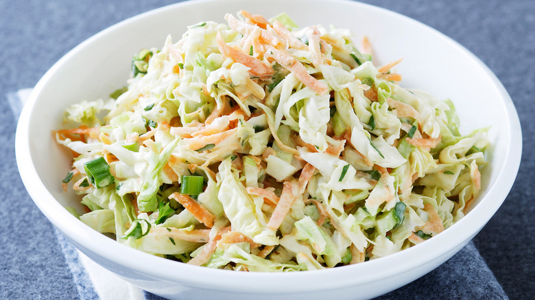 coleslaw in bowl