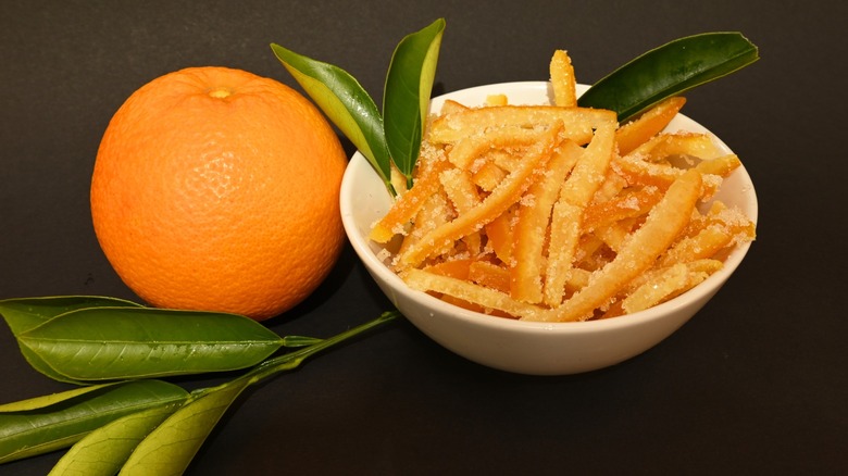 Candied orange peel