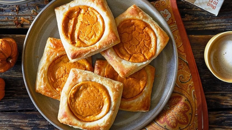 Trader Joe's pumpkin cheesecake croissants