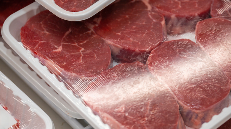 Packaged Fresh Beef Slices