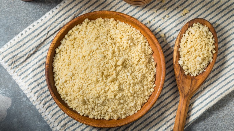 Panko Bread Crumbs in a Bowl