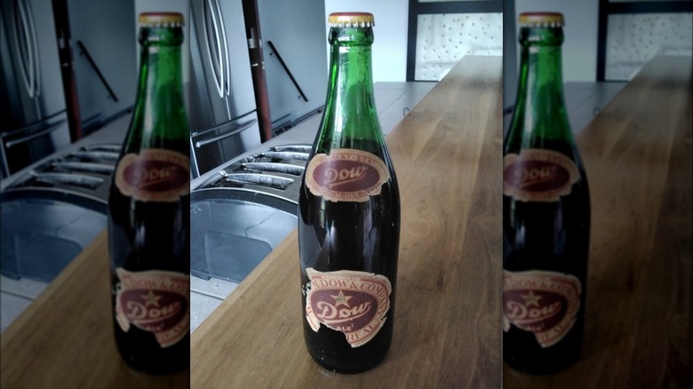 Old bottle of Dow beer