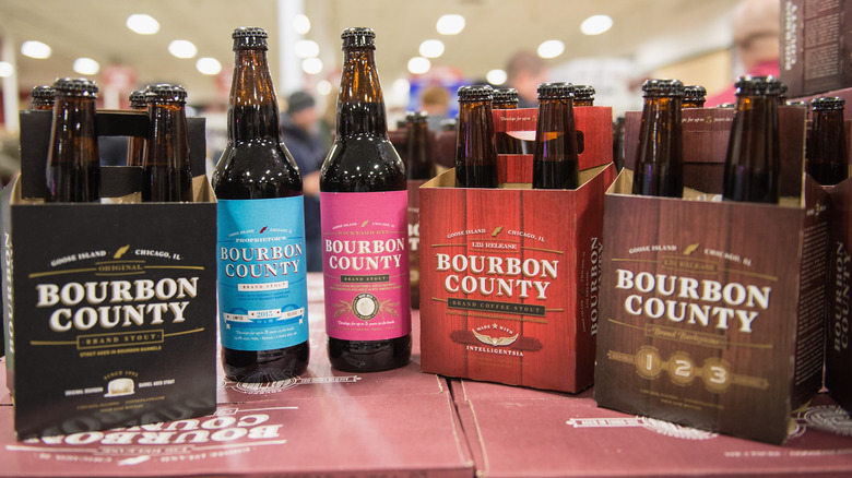 Bottles of Bourbon County Stout