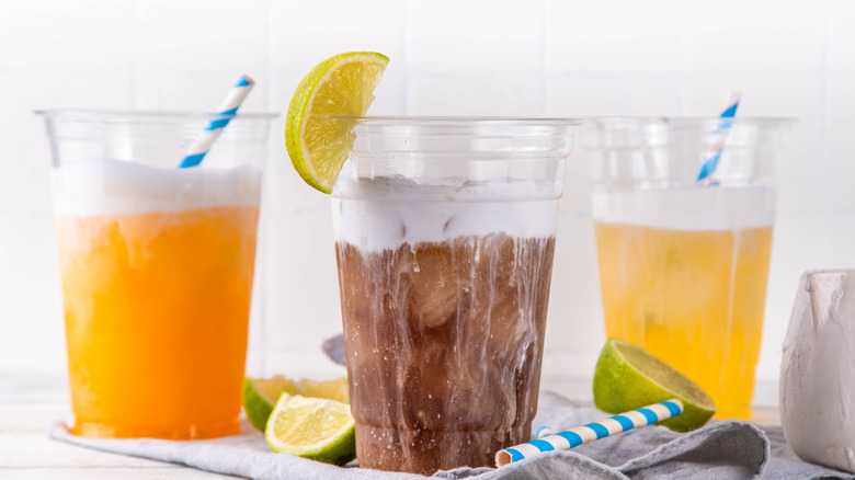 Three dirty sodas