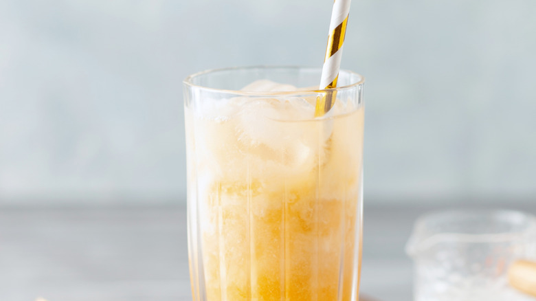 Homemade dirty orange soda
