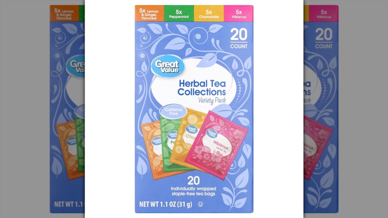 Great Value Herbal Tea Collections Variety Pack