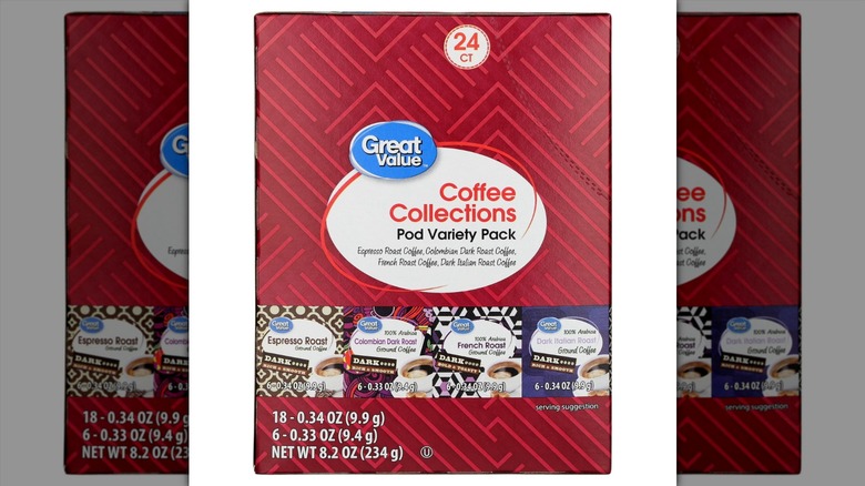 Great Value Coffee Collections Pod Variety Pack