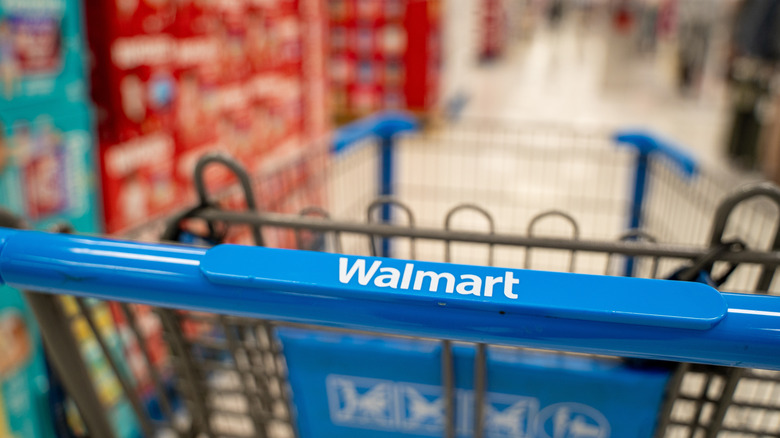 Walmart grocery cart