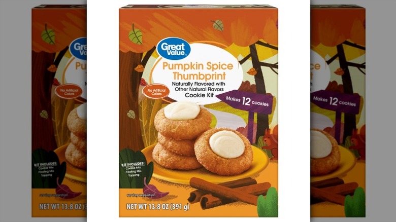 Great Value Pumpkin Spice Thumbprint Cookie Kit