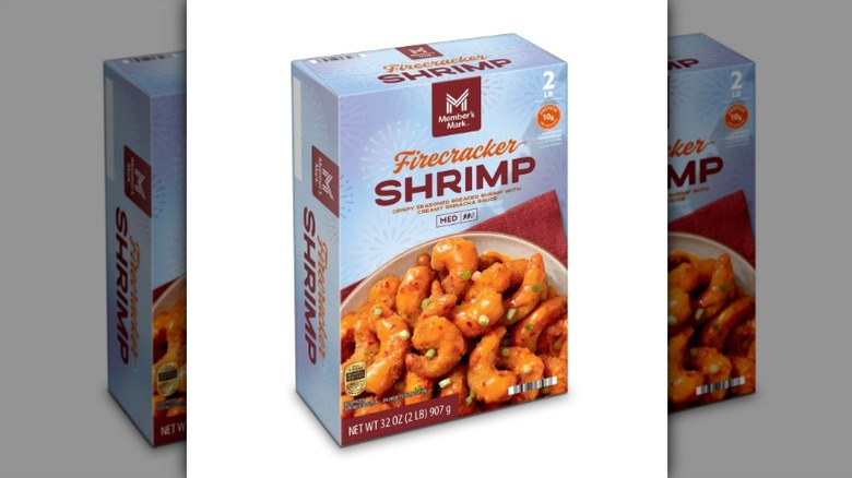 Box of Member's Mark Firecracker Shrimp