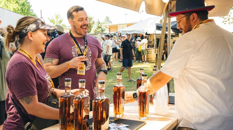 Attendees at the Kentucky Bourbon Festival