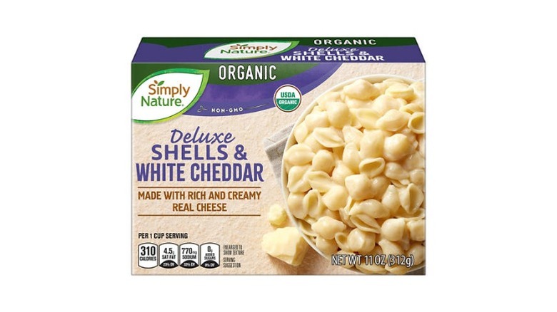 Box of Organic Shells & White Cheddar Pasta