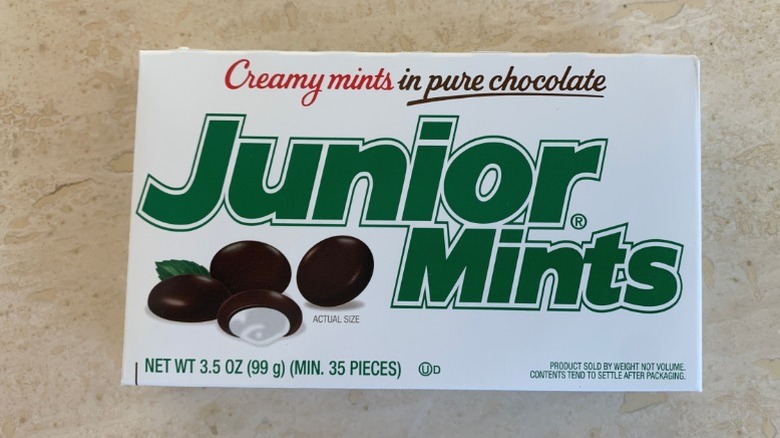 A box of Junior Mints.