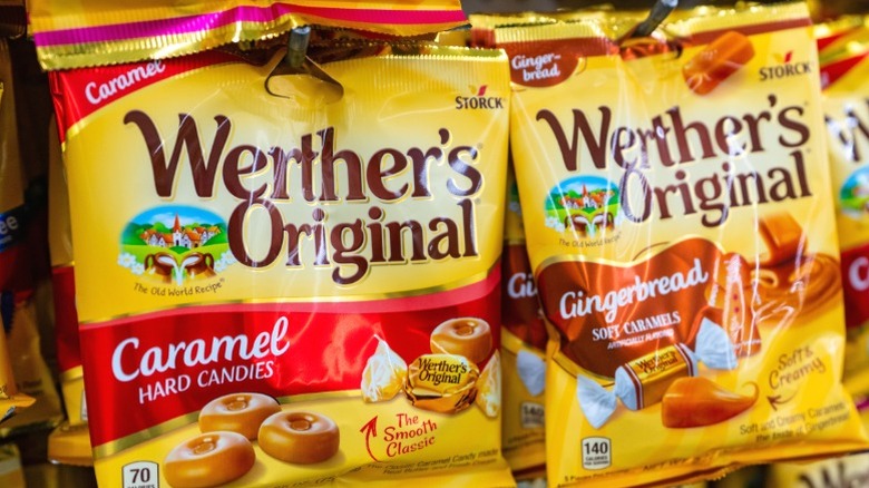 Bags of Werther's Originals on sale.
