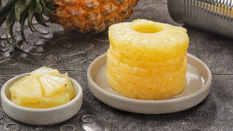 stacked pineapple rings by pineapple and can
