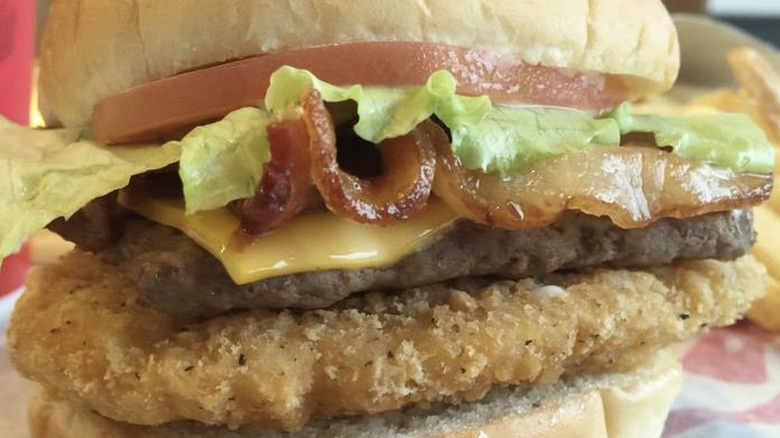 Barnyard Burger from Wendy's
