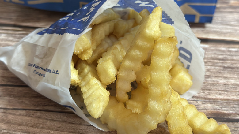 Culver's Crinkle Cut Fries in sleeve