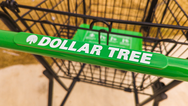 Dollar Tree shopping cart