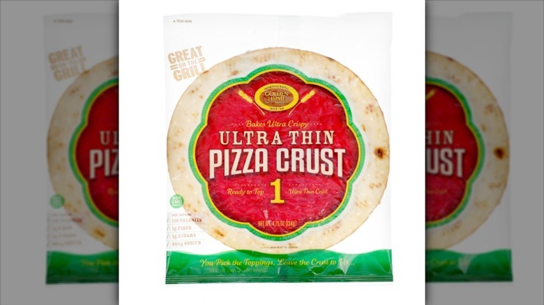 packaged pre-made pizza crust