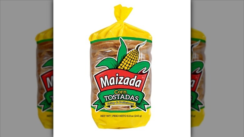 bag of corn tostadas