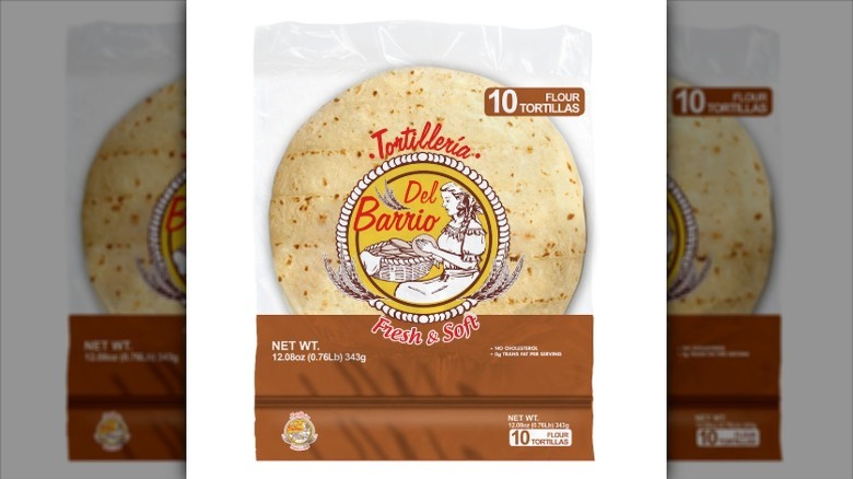 package of flour tortillas