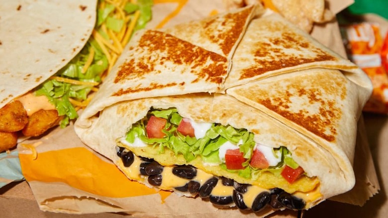 Taco Bell Black Bean Crunchwrap Supreme