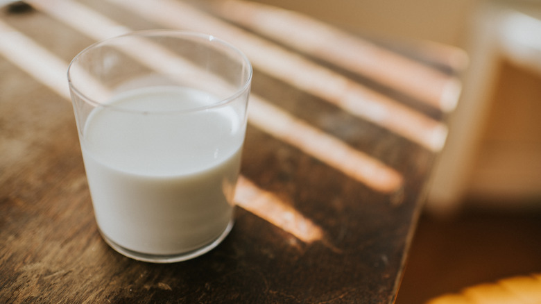 Glass of milk