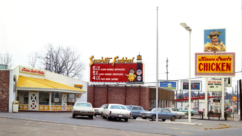 A Minnie Pearl's Chicken location years ago