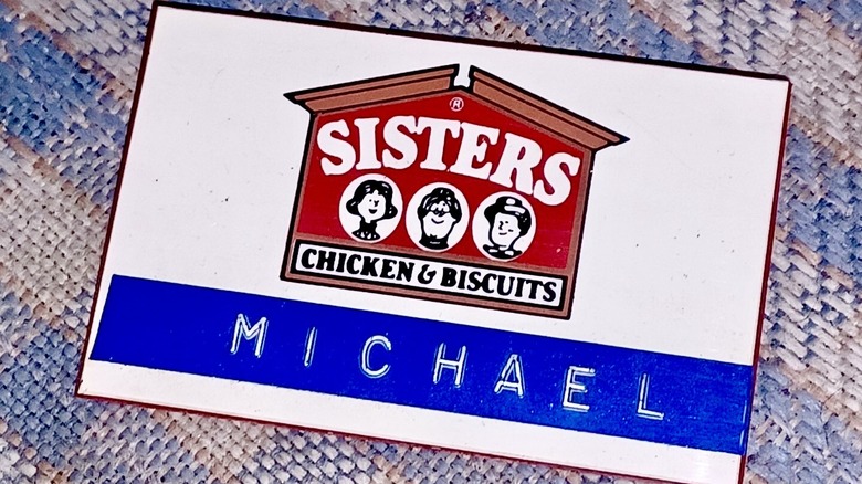 Sisters Chicken and Biscuits name tag