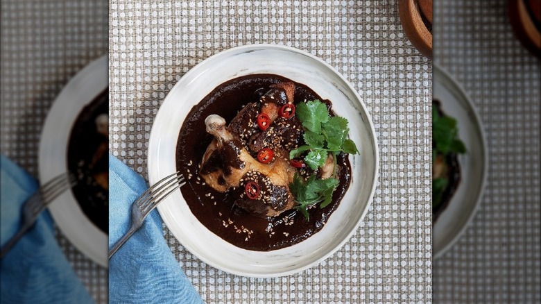 chichilo mole with chicken
