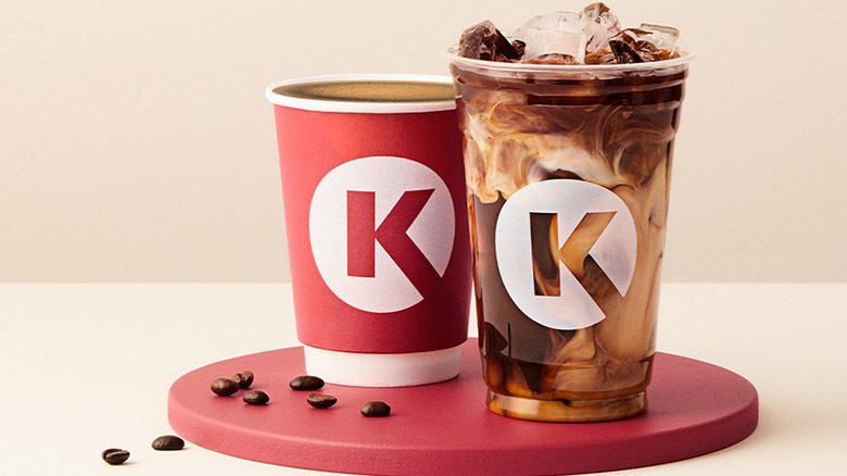 Hot and iced coffee from Circle K.