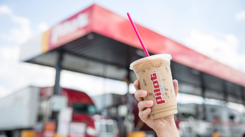 Iced coffee from Pilot, a gas station with over 800 locations.