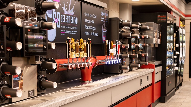 QuikTrip's hot and cold coffee selection.