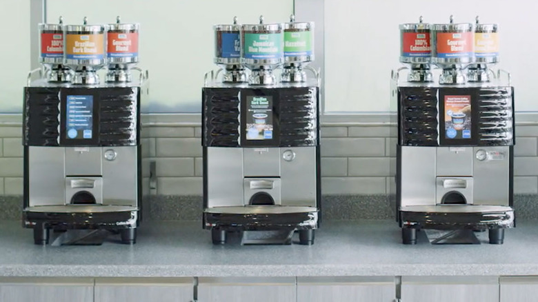 The coffee machines that the gas station Royal Farms has.