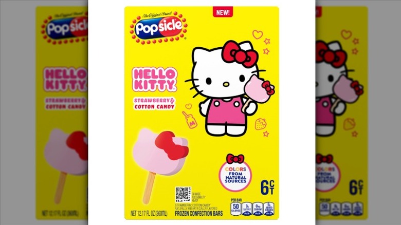 box of Hello Kitty Frozen Confection Bars