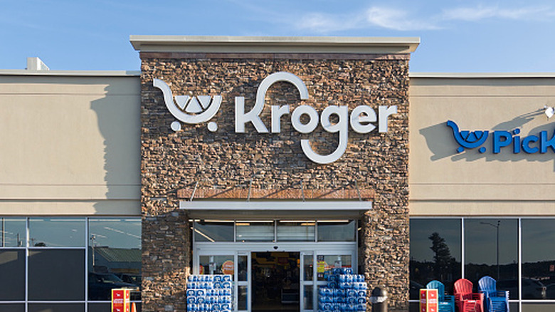 Exterior of a Kroger, day