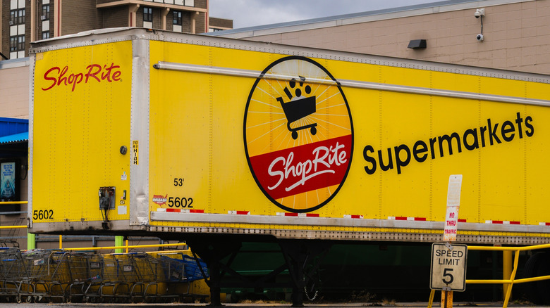 A Shoprite trailer, parked