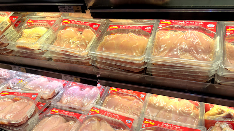 Poultry on display at Wegmans